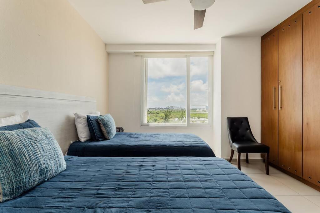 Reef Beachfront 3Bdr Apartment By Casa Paraiso Cancún Kültér fotó