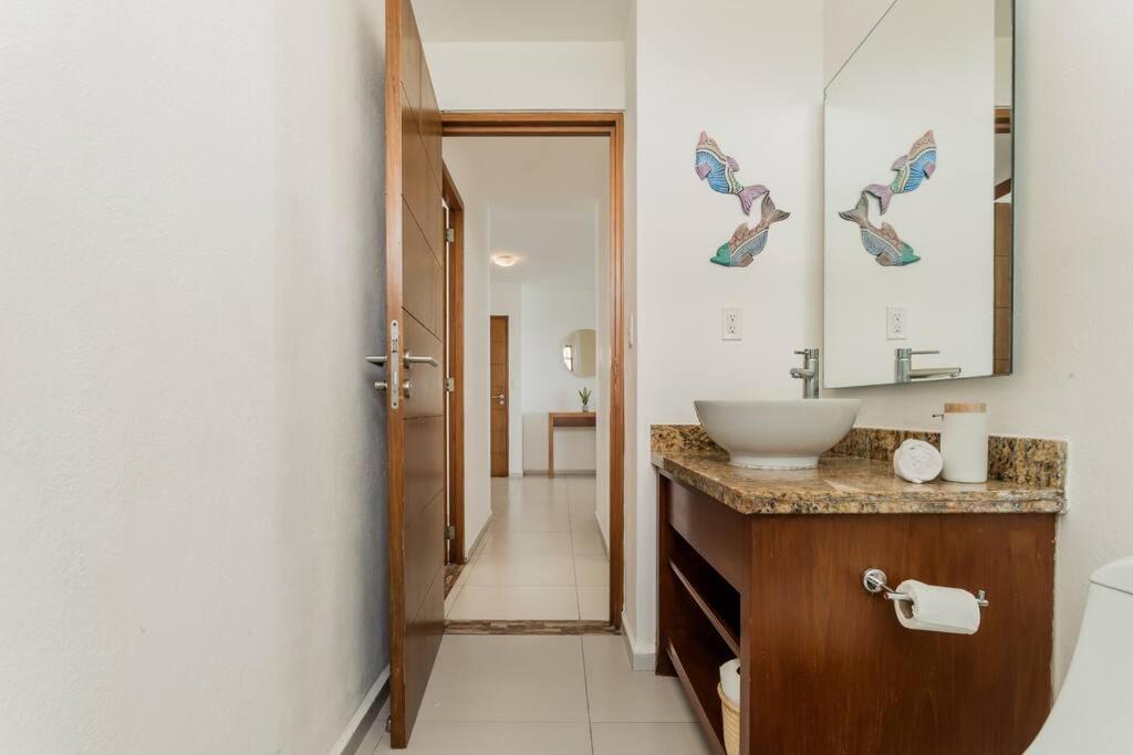 Reef Beachfront 3Bdr Apartment By Casa Paraiso Cancún Kültér fotó