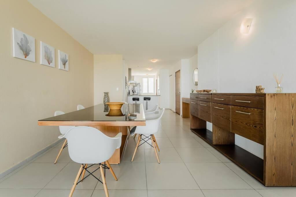 Reef Beachfront 3Bdr Apartment By Casa Paraiso Cancún Kültér fotó