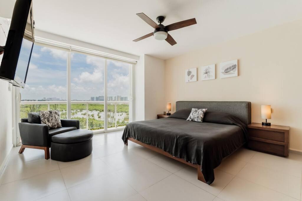 Reef Beachfront 3Bdr Apartment By Casa Paraiso Cancún Kültér fotó